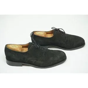 J.M. Weston Black Suede Nubuck Leather Mens Dress Shoes Sz 8D Made in France J.M. Weston Black Suede Nubuck Leather Mens Dress Shoes Sz  main image 3